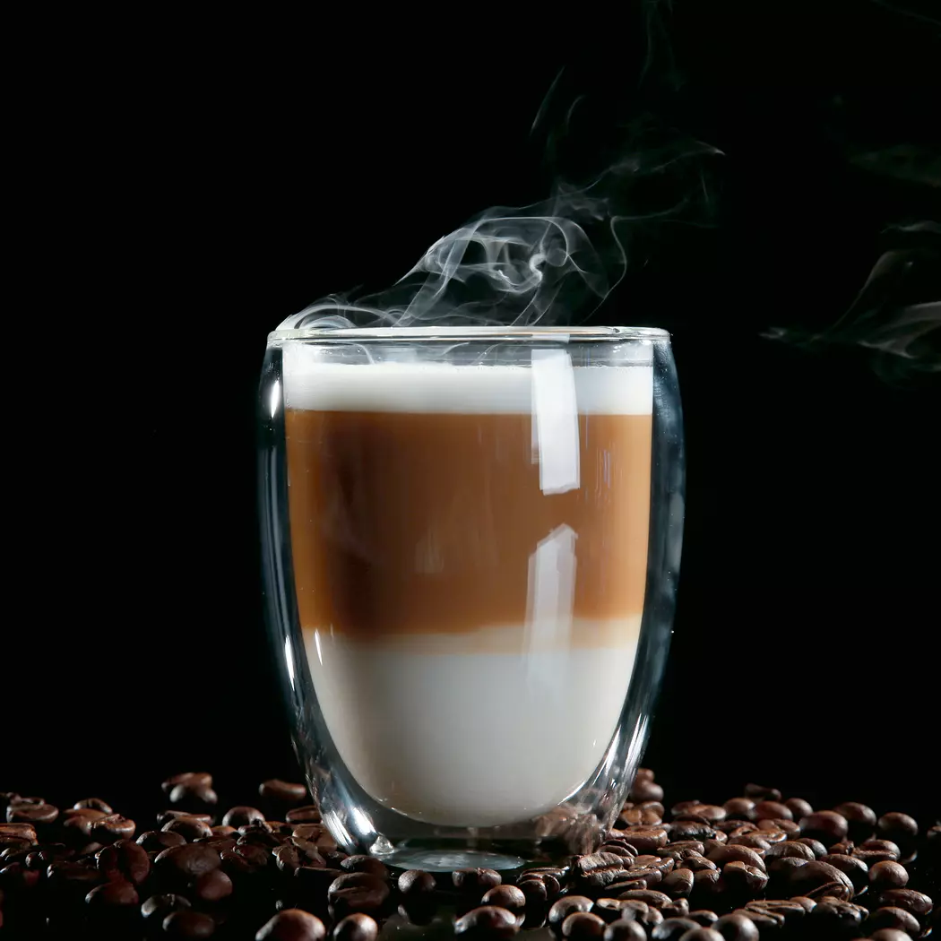 Glasbild 20 x 20 cm Coffee XI