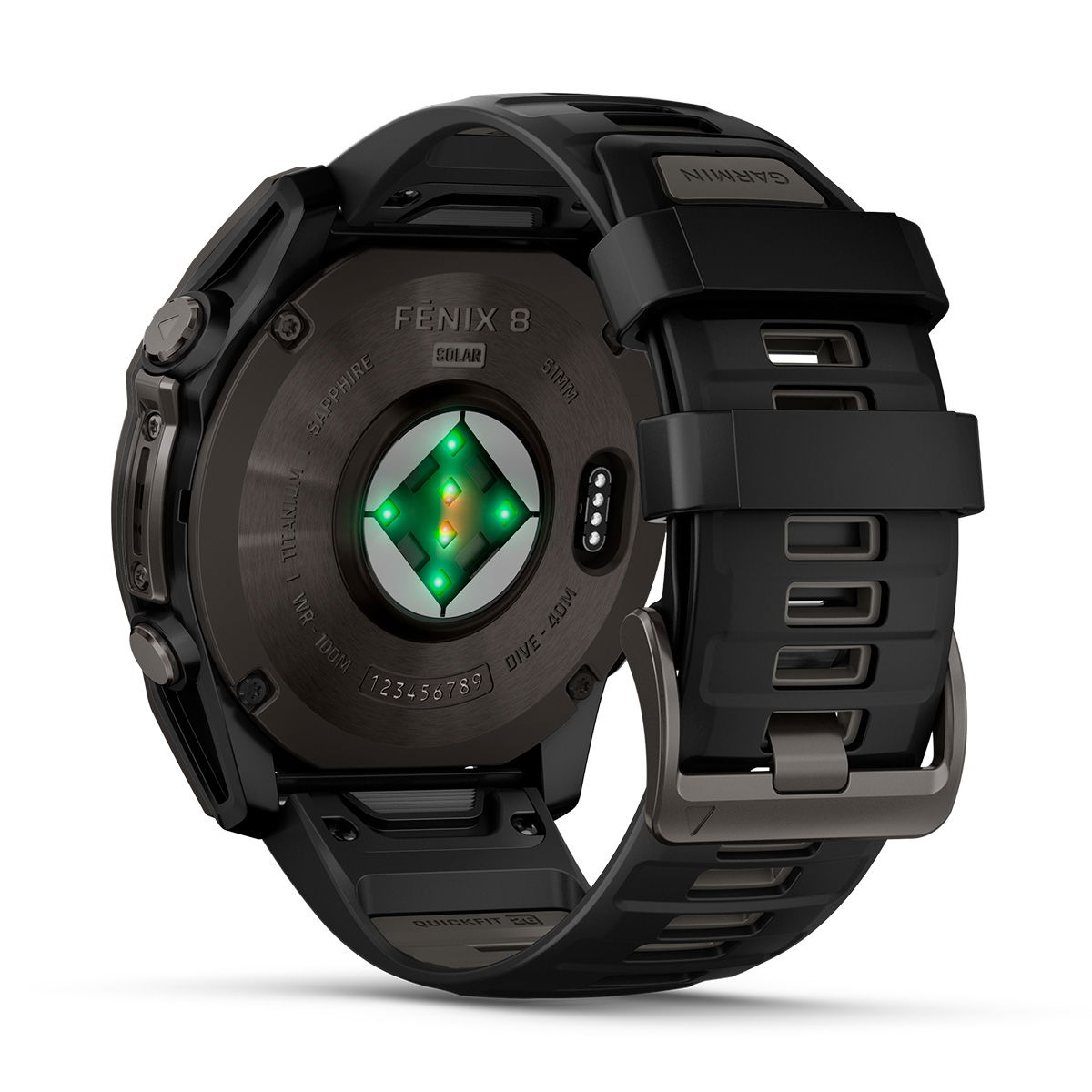 Garmin Fenix 8 Sapphire Solar, 51mm (Carbon Grey)