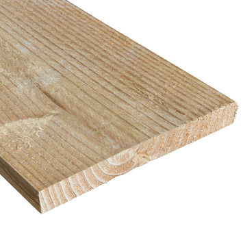 Tuinplank Douglas ruw ca. 2,2 x 20 cm, lengte ca. 300 cm
