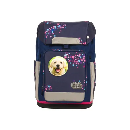 School-Mood Rebel Air Leni Hund Schulrucksack Set, 8-teilig
