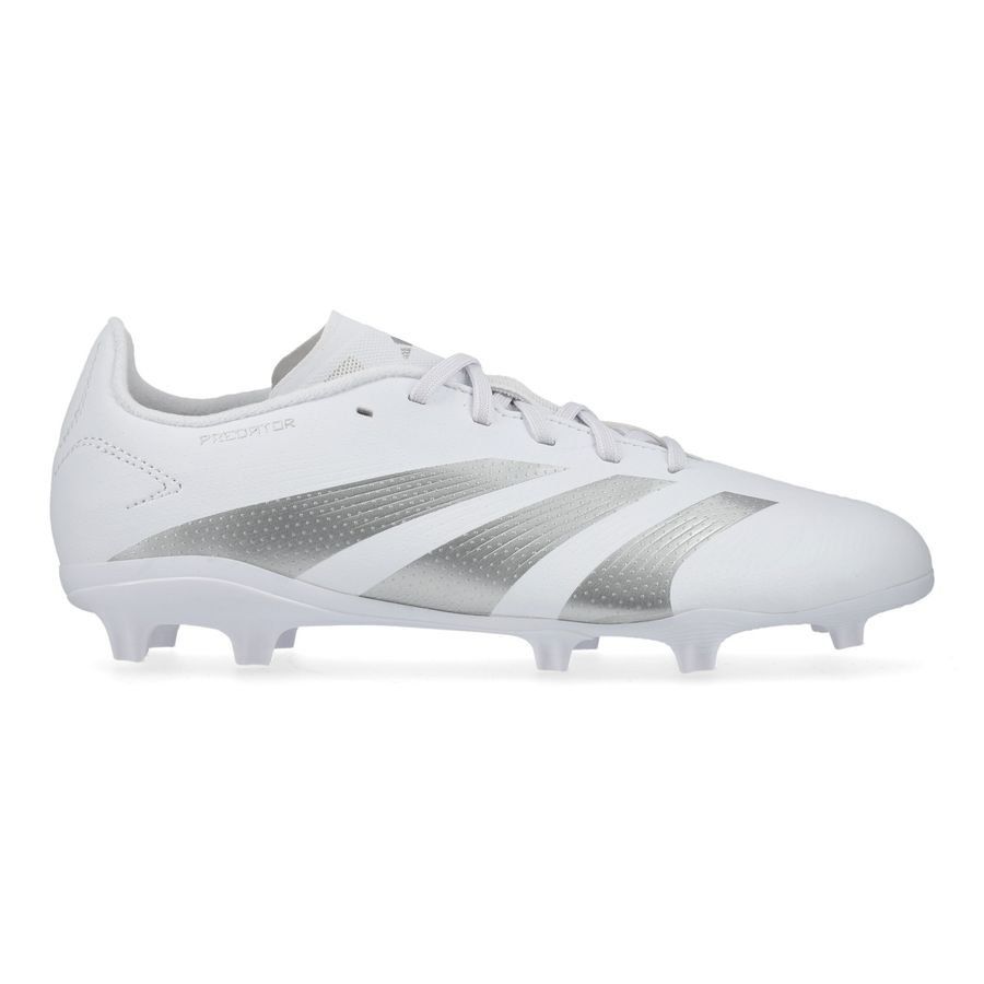 adidas Predator League FG Pearlized - Blanc/Argenté Enfant
