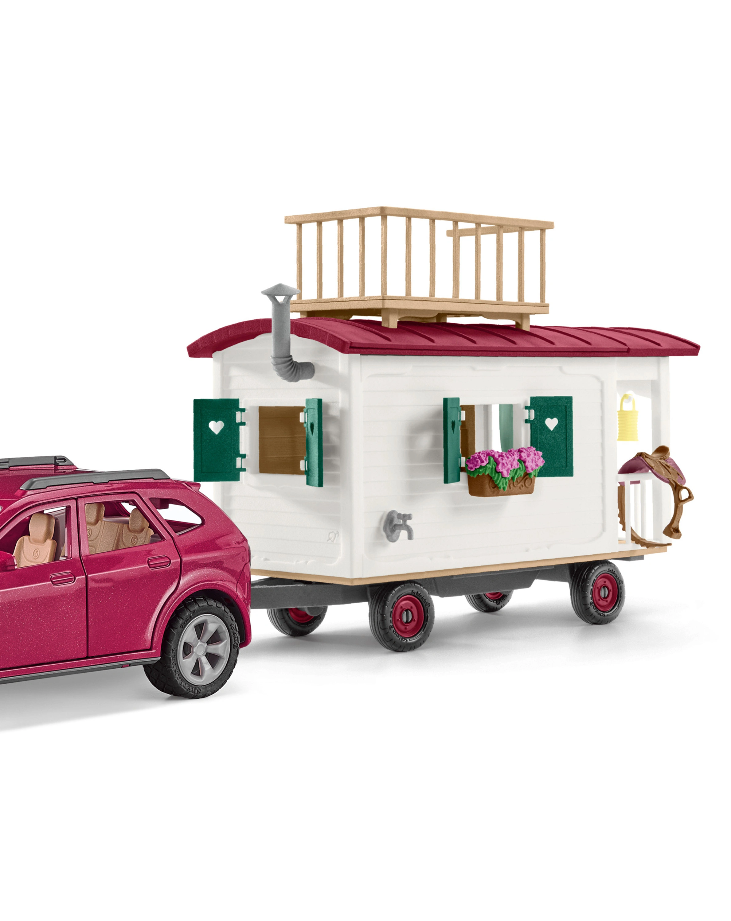 schleich® 42593 Horse Club - Wohnwagen für geheime Club-Treffen