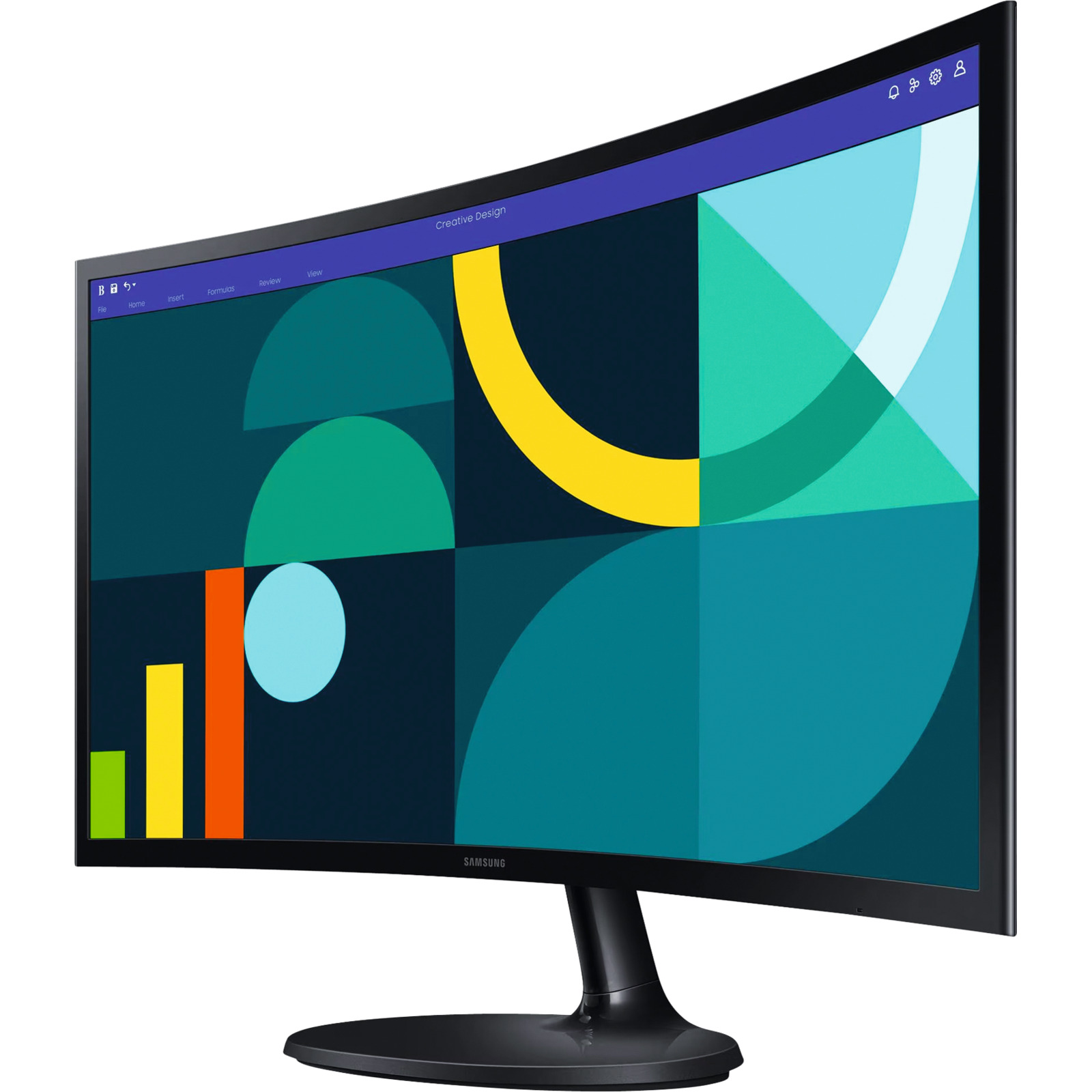 Samsung curved Monitor LS24D360GAUXEN