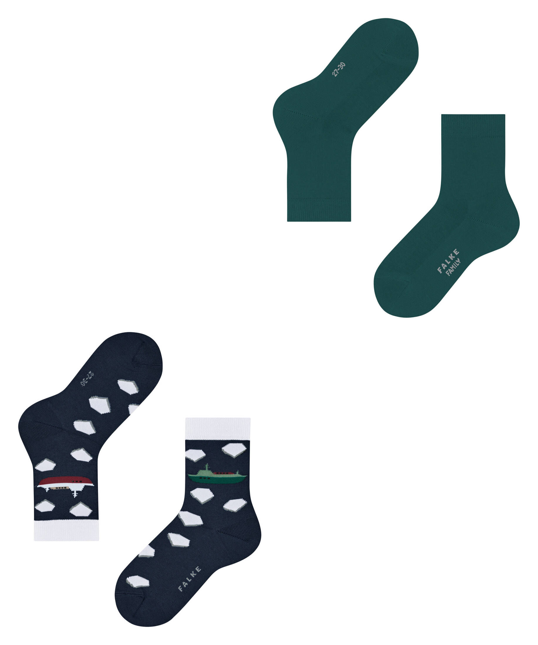 FALKE| Kinder Socken Explorer Boat 2-Pack