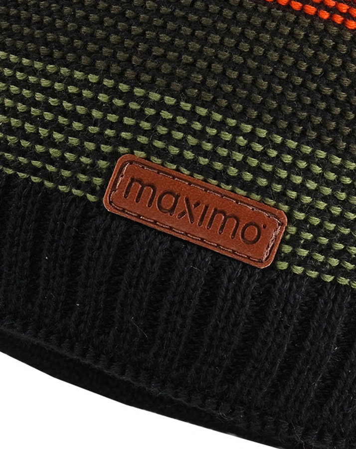 Mütze MINI COLOR in schwarz/avocado