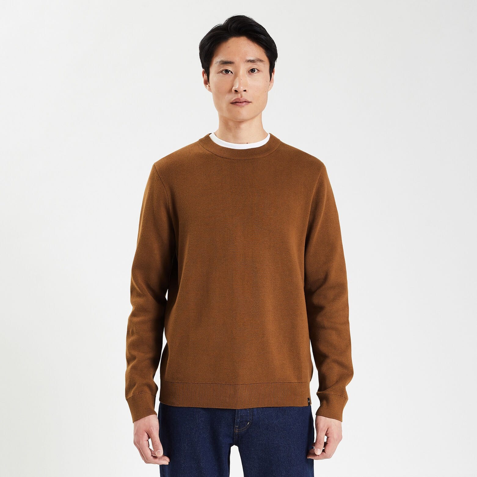 Pull uni 'le parfait by JULES' Camel