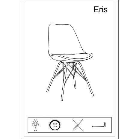 Eris spisebordsstol - skovgrøn