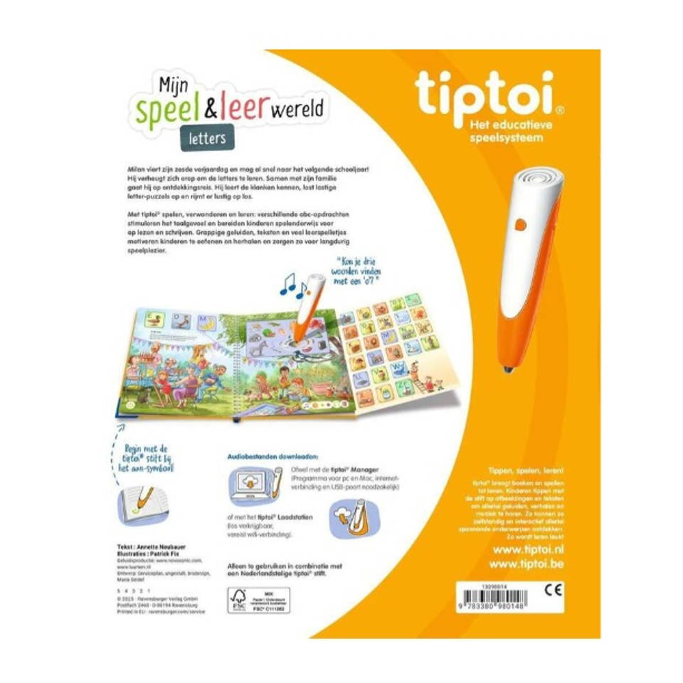 Tiptoi Mijn speel & leer wereld: letters