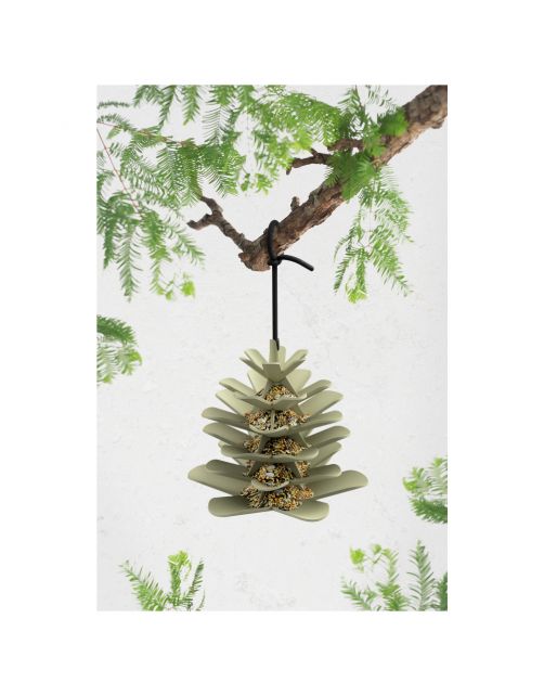 Singing Friend Voersilo Jesse 100% Recycled - Voersilo - 13x13x15 cm 130 g Grijs