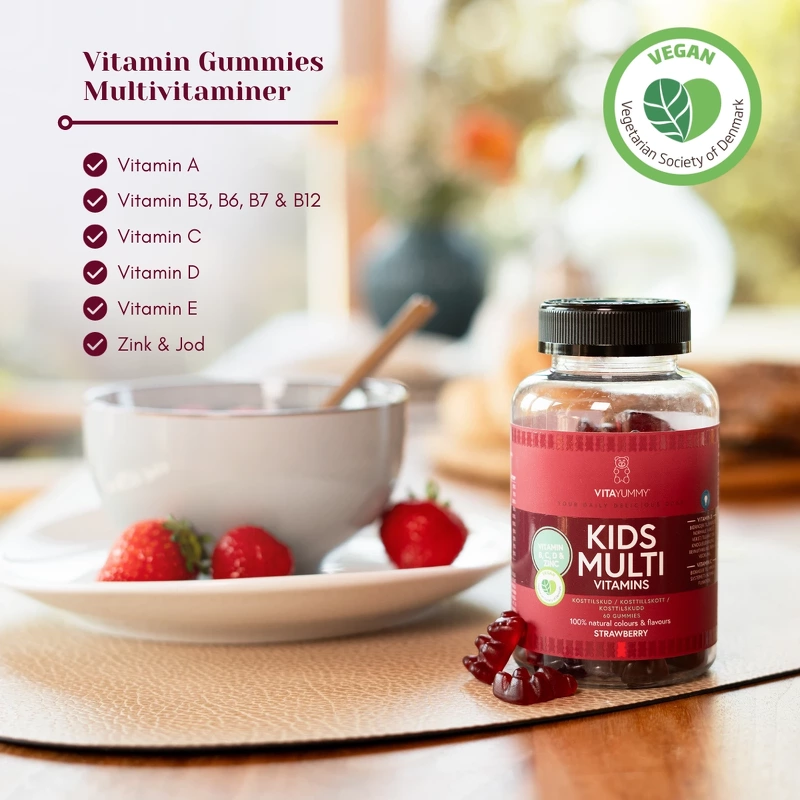 VitaYummy Kids Multivitamin 60 Pieces (Bemærk dato)