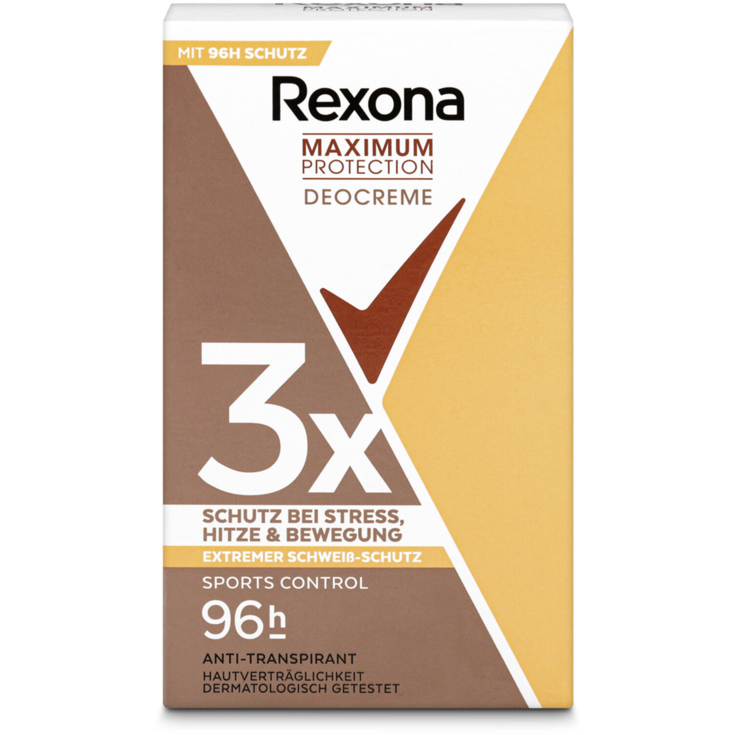 Rexona Maximum Protection Deocreme Deodorant Antitranspirant Sports Control 45 ml