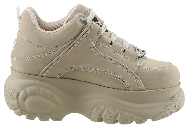Buffalo Plateausneaker  mit kräftiger Sohle, Freizeitschuh, Halbschuh, Schnürschuh