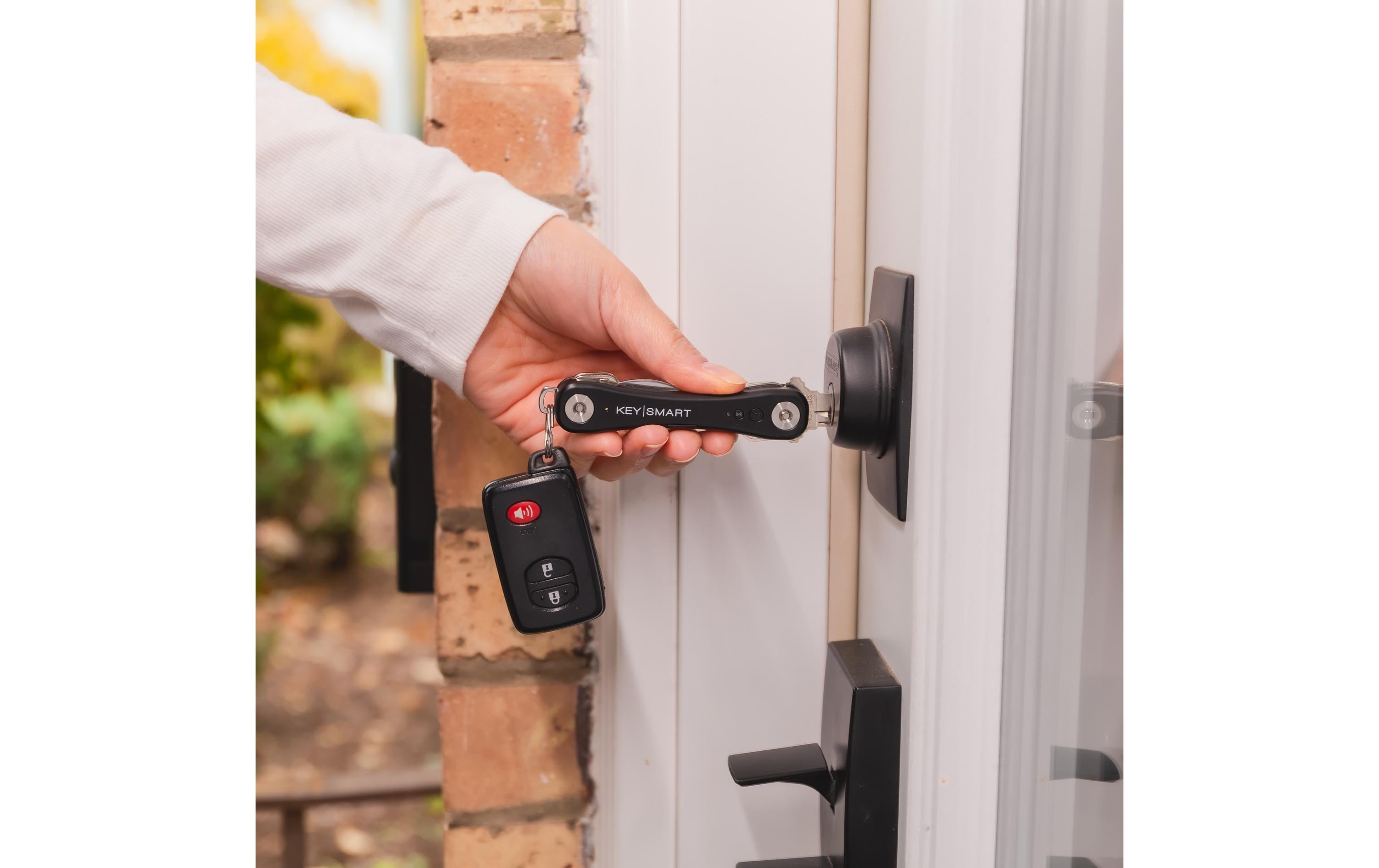 iPro, SchwarzSmart Key Organizer, der mit der Apple Find My App funktioniert