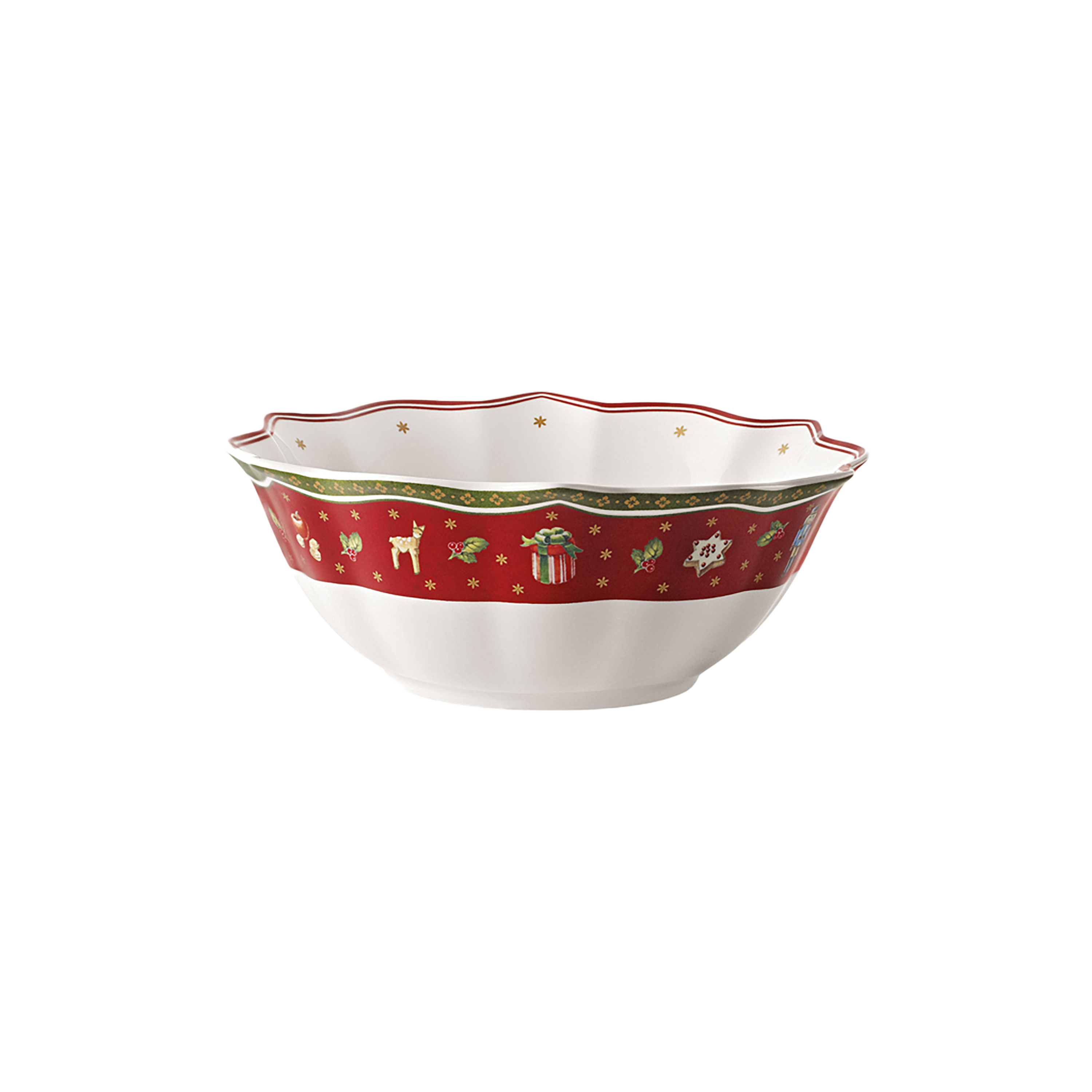 Toy's Delight Bowl Red, 18.6 oz, Premium Porcelain