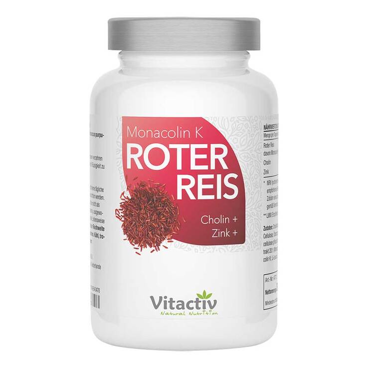 Vitactiv roter Reis Monacolin K Kapseln, 60 St