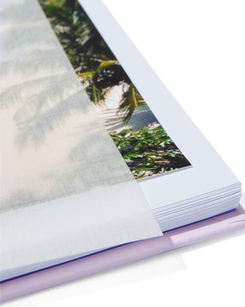 album photo à spirale 32.5x23 lilas citation