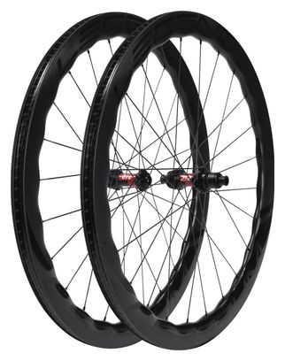 Paire de Roues Legend Wheels 50P Pro⁴ Wave - 12X100 - 12X142mm - Legend RS - Disc Centerlock - Campagnolo