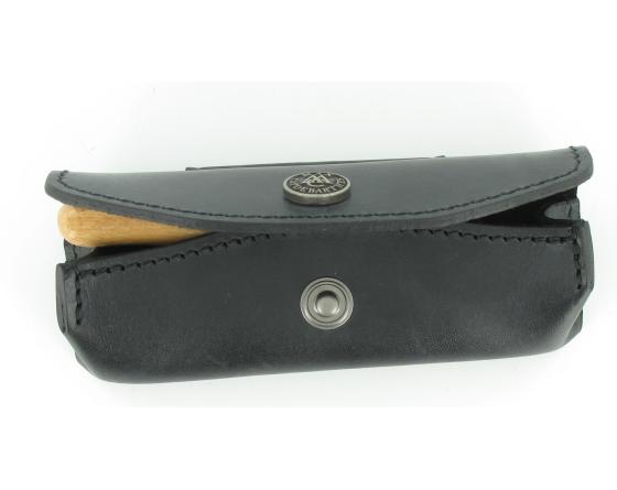 Etui Cuir Provencal 10 - 11 cm Noir Etui cuir par Capdebarthes