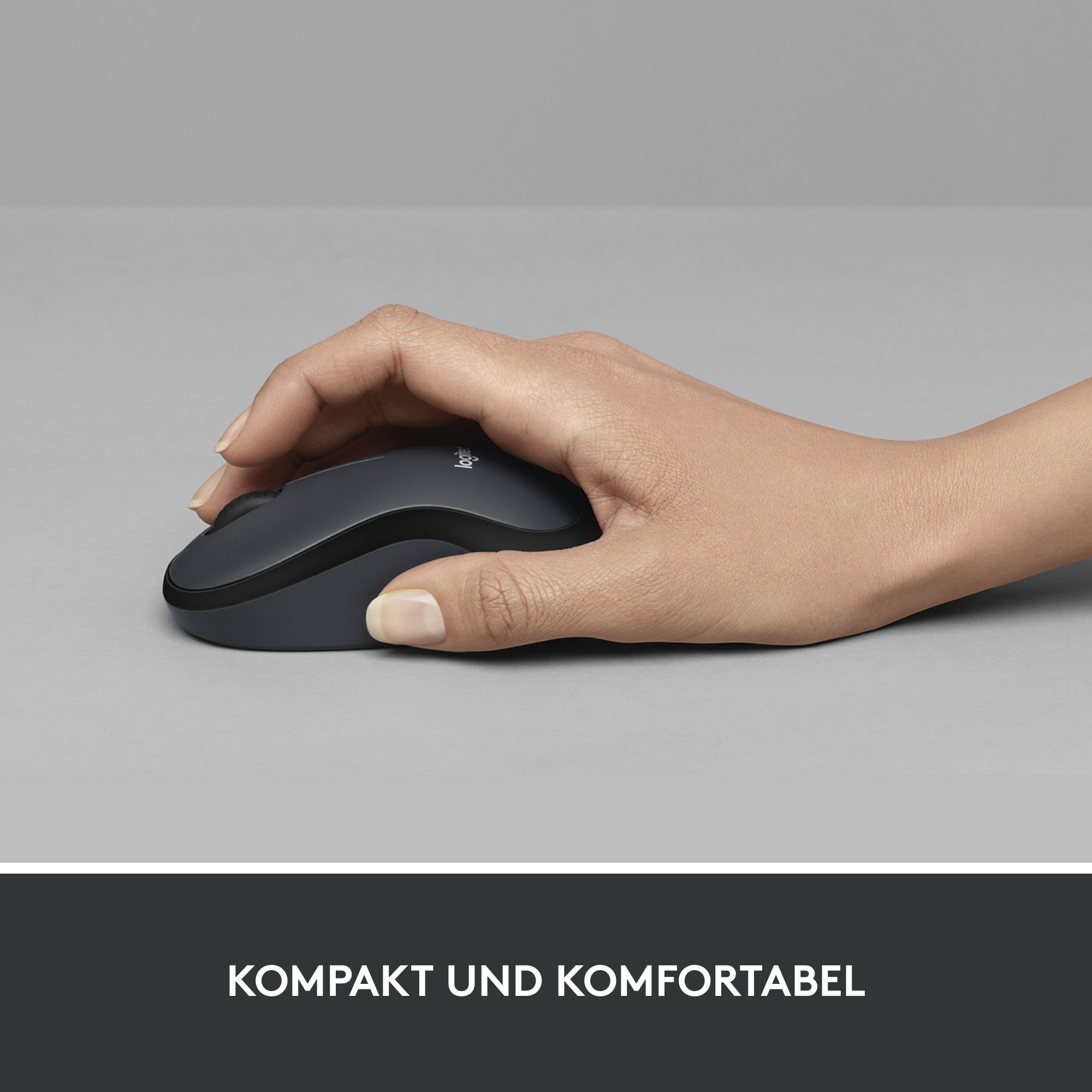 Logitech Maus »M220 SILENT Kabellose Maus, Für Links- & Rechtshänder« RF Wireless