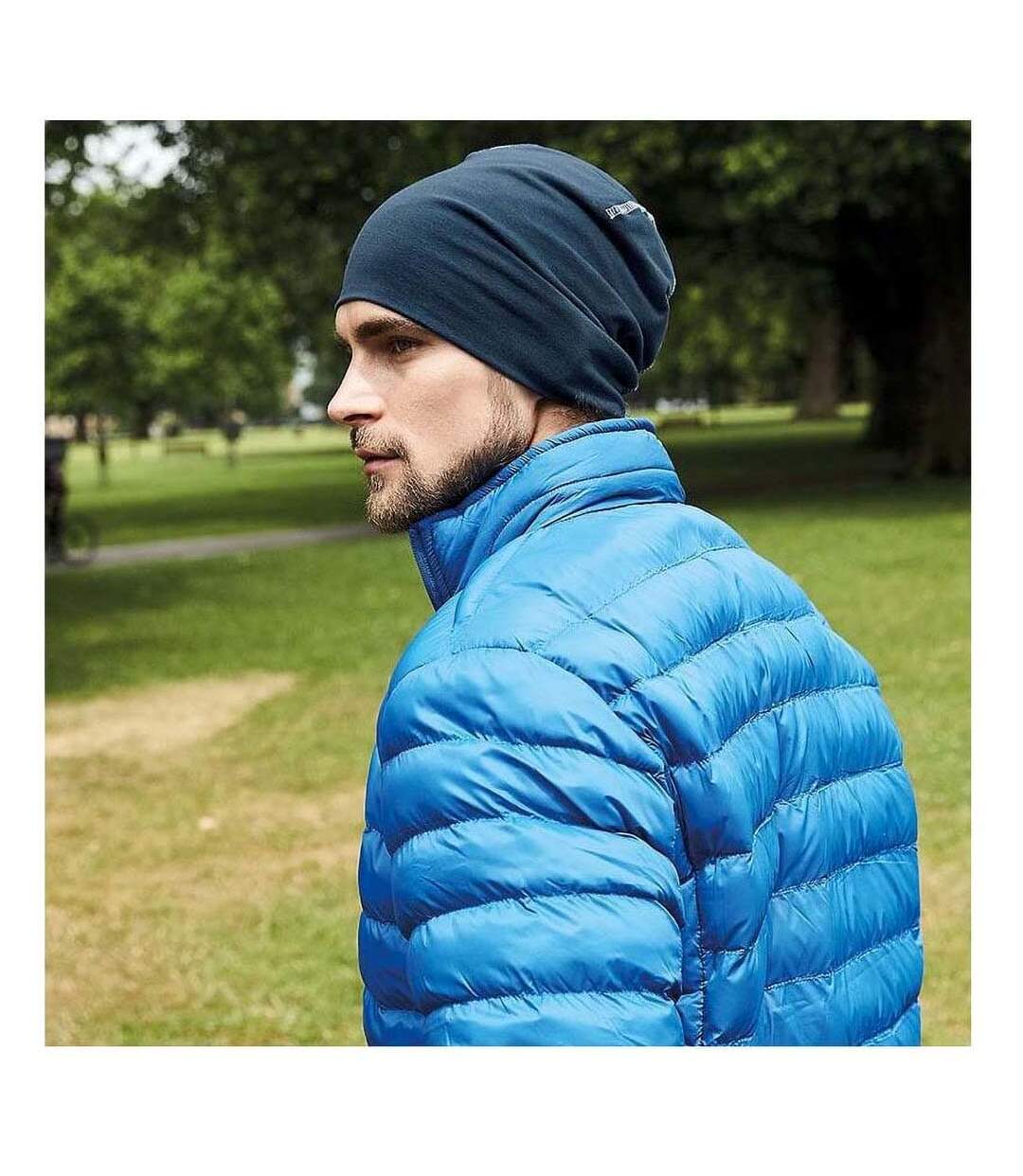 Beechfield - Bonnet - Hommes (Bleu marine/Blanc) - UTRW5801