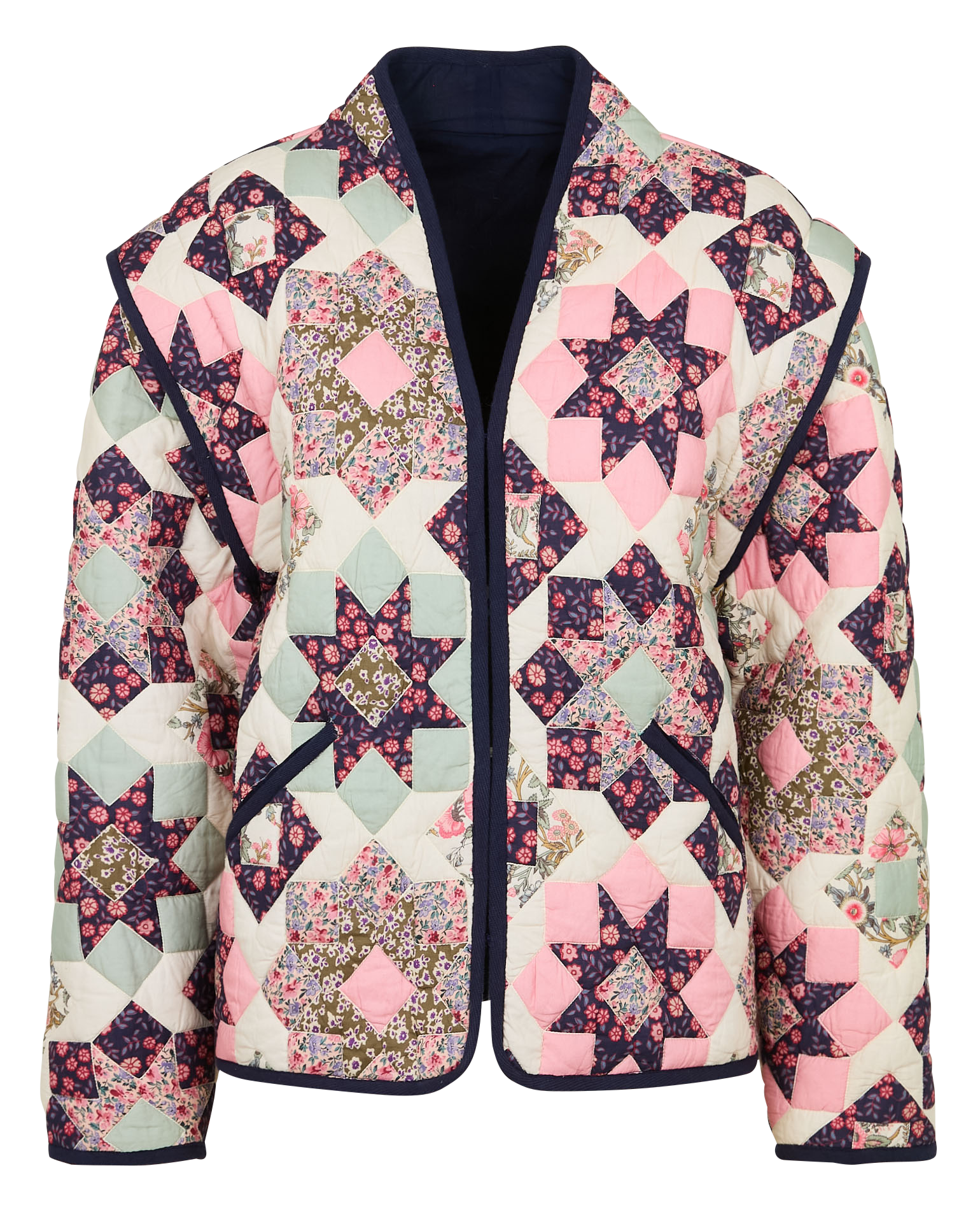 NELIANA - Veste patchwork en coton | Multicolore