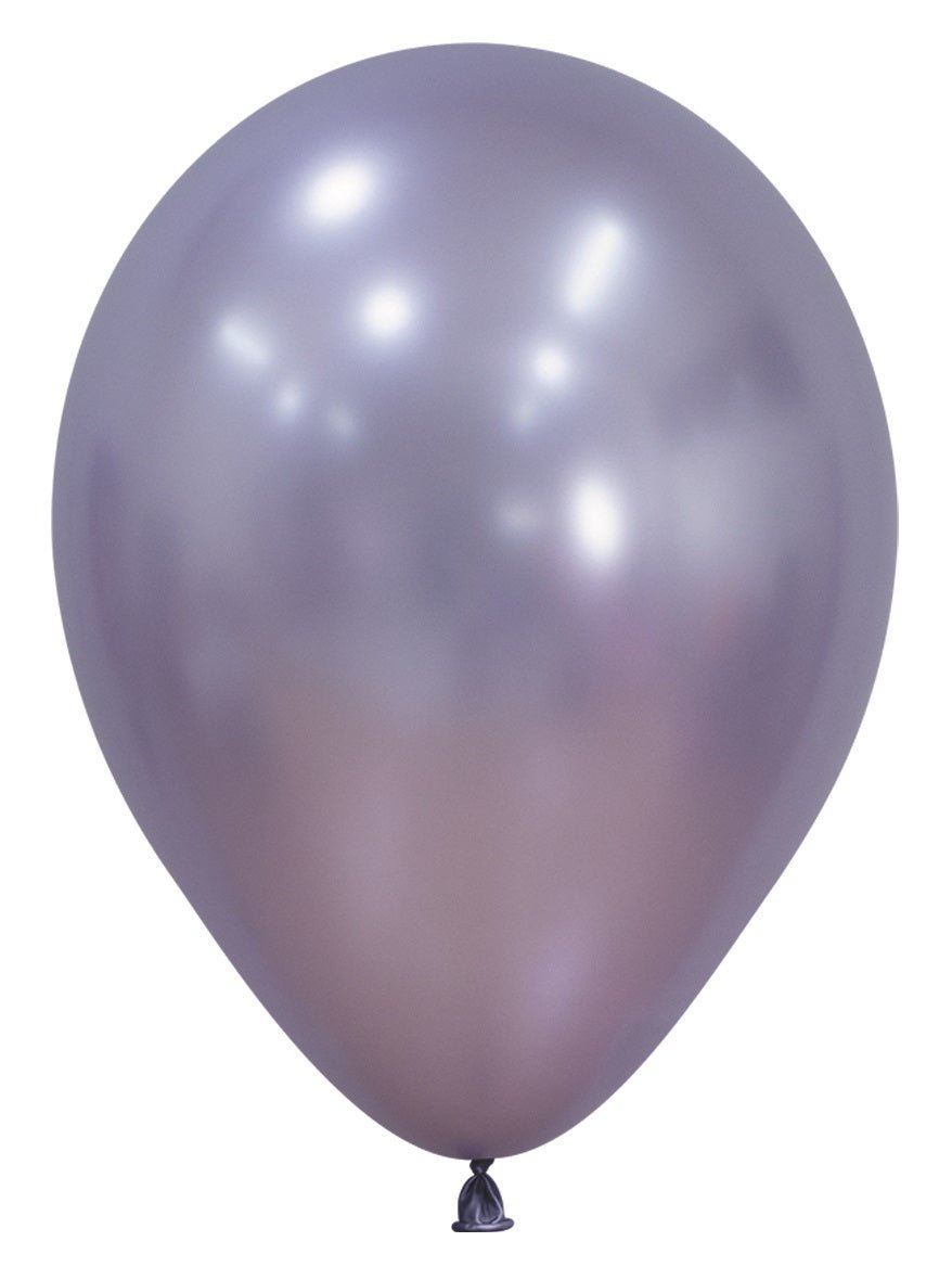 Paarse Ballonnen Metallic Latex 30cm 50st