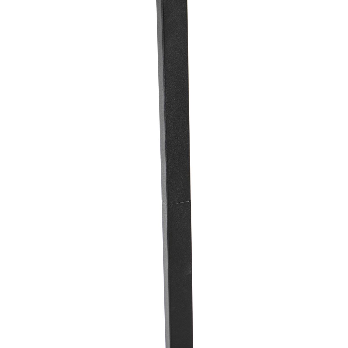 Smart vloerlamp zwart met smoke glas incl. Wifi ST64 - Qara Down