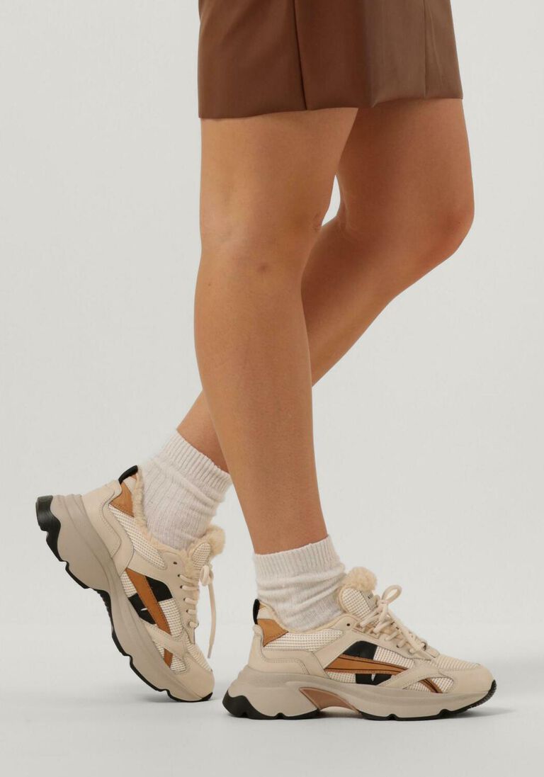 NUBIKK beige nubikk lage sneakers ross nomad fur