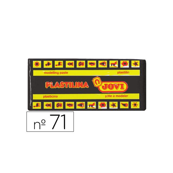Jovi Plasticina 71 Preto Tamanho Médio - 71-15