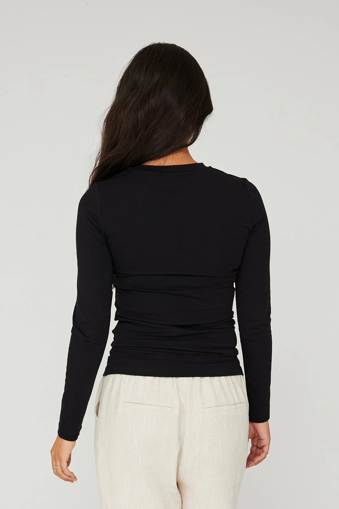 A-View Stabil Top L/S 999 black