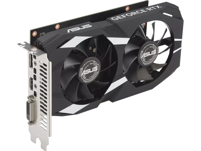 ASUS Grafikkarte Dual GeForce RTX 3050 OC Edition 6 GB Gamer-Grafikkarte mit 6 GB GDDR6-Speicher, ermöglicht Auflösungen bis zu 8k