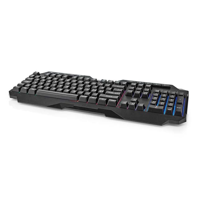 Nedis Wired Gaming Keyboard | USB Type-A | Membrane Nøgler | LED | QWERTY | ND layout | USB Drevet | Strømkabellængde: 1.30 m | Multimedia