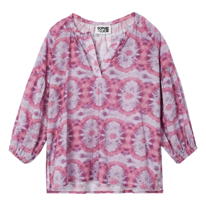 Sophie + Lucie Blouse Tie Dye | Violet