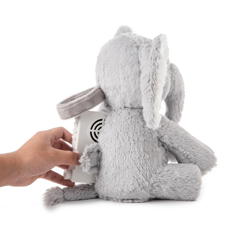 Peluche musicale Elliot - Éléphant gris