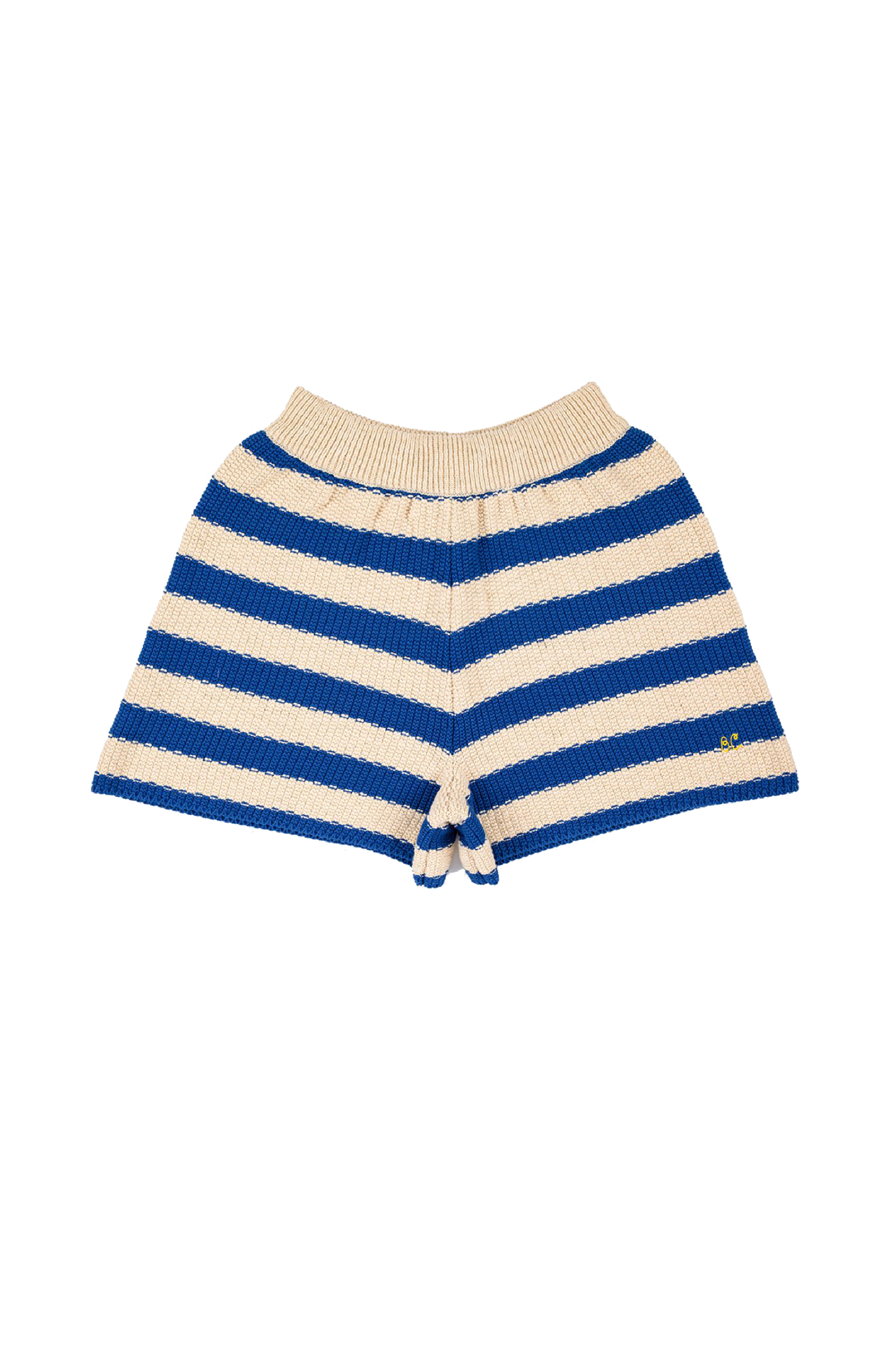 BOBO CHOSES Short Stripes Knitted Bleu