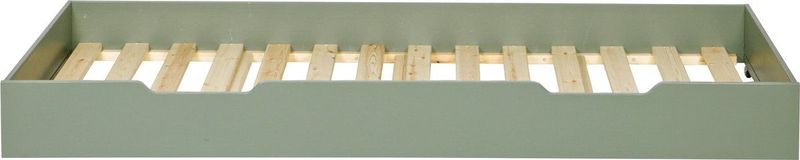 WOOOD - Nikki - Bedbank - Groen - 208x100 - Inclusief Bedlade