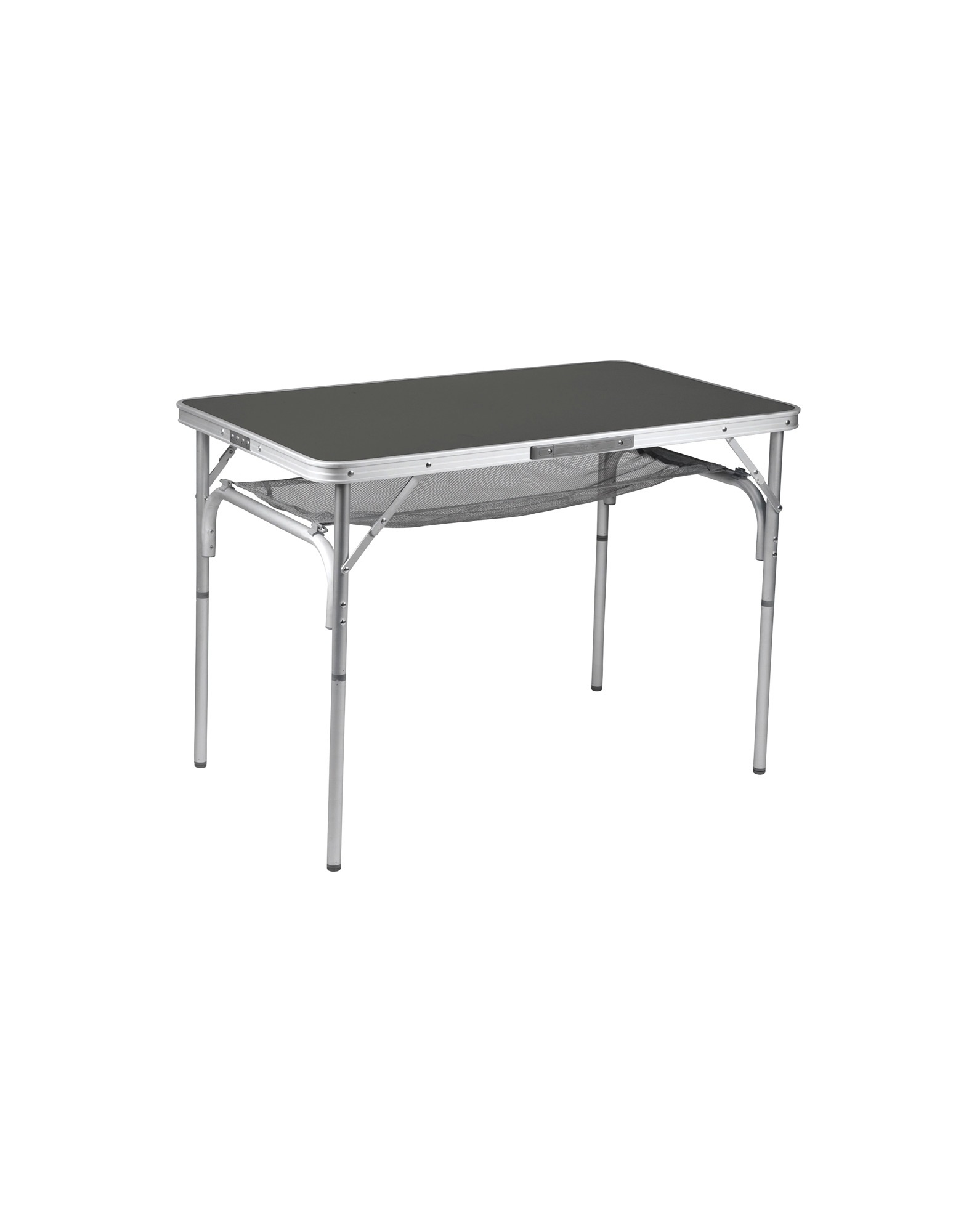 Bo-Camp Alu Campingtisch Grau 2 Stufen 100 x 60 cm