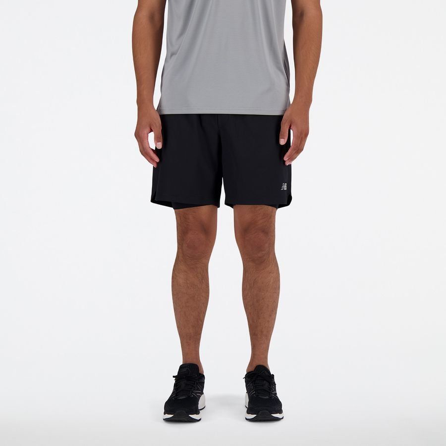 New Balance Short AC Seamless 7'' Lined - Noir