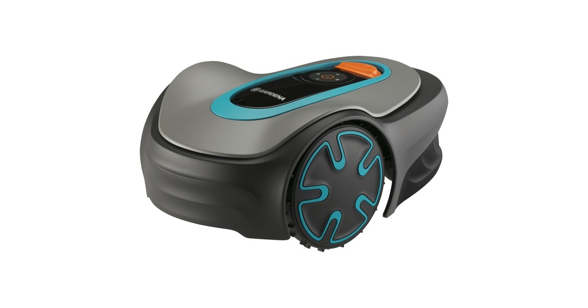 GARDENARobotmaaier SILENO minimo 250  (Grijs/turquoise, 250 m², Li-ion accu + Basisstation inbegrepen, Bluetooth)
