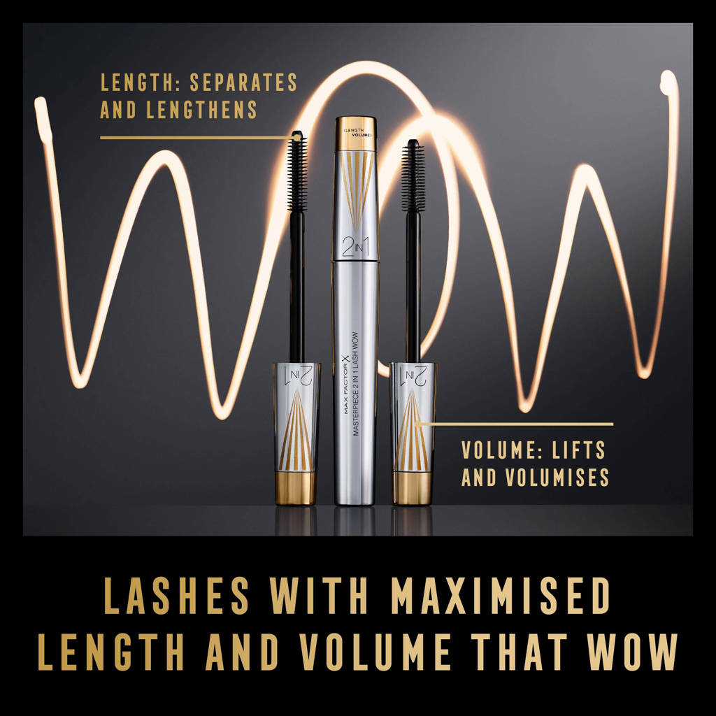 Masterpiece 2In1 Lash Wow mascara - Black Brown