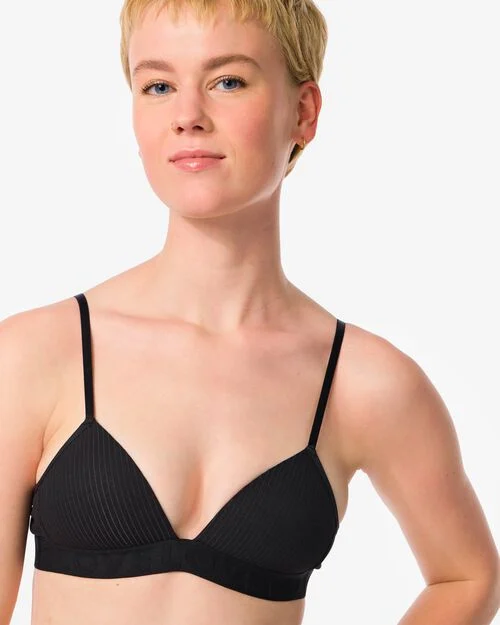 soutien-gorge préformé sans armatures noir