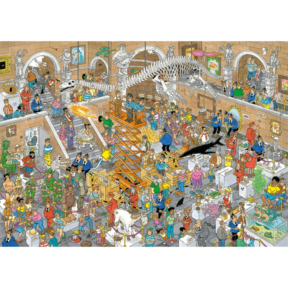 Jan Van Haasteren Puzzel Een Dagje Naar Het Museum - 2 x 1000 stukjes