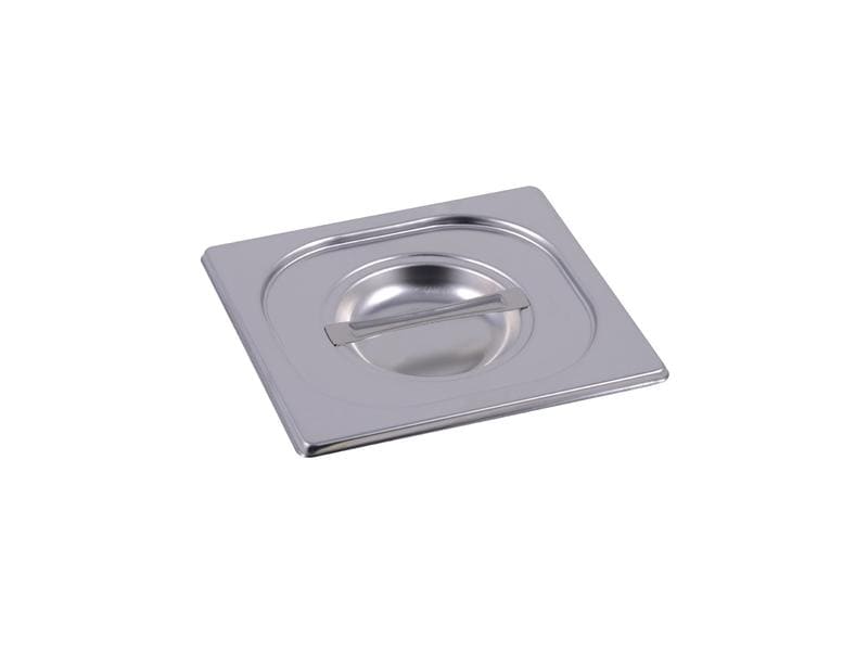 INOX Deckel für Garbehälter CNS 1/6 GN Deckel für Garbehälter