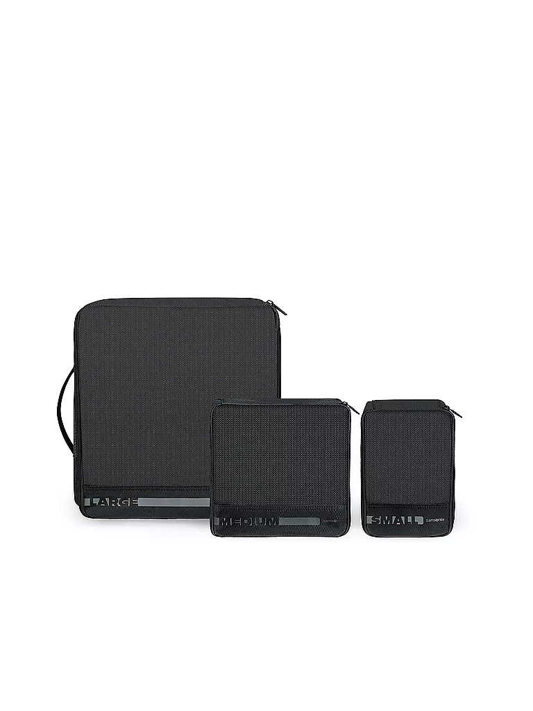 SAMSONITE Gepäckorganizer Set 3-tlg Black schwarz