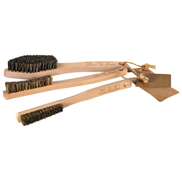 Mantle - Holzbürsten 3er Set - Brosse à prise
