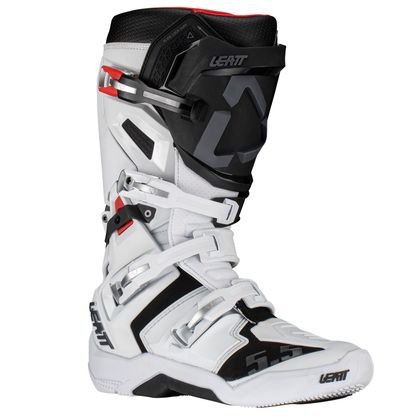 Bottes cross Leatt GPX 5.5 FLEXLOCK 2024 - Blanc