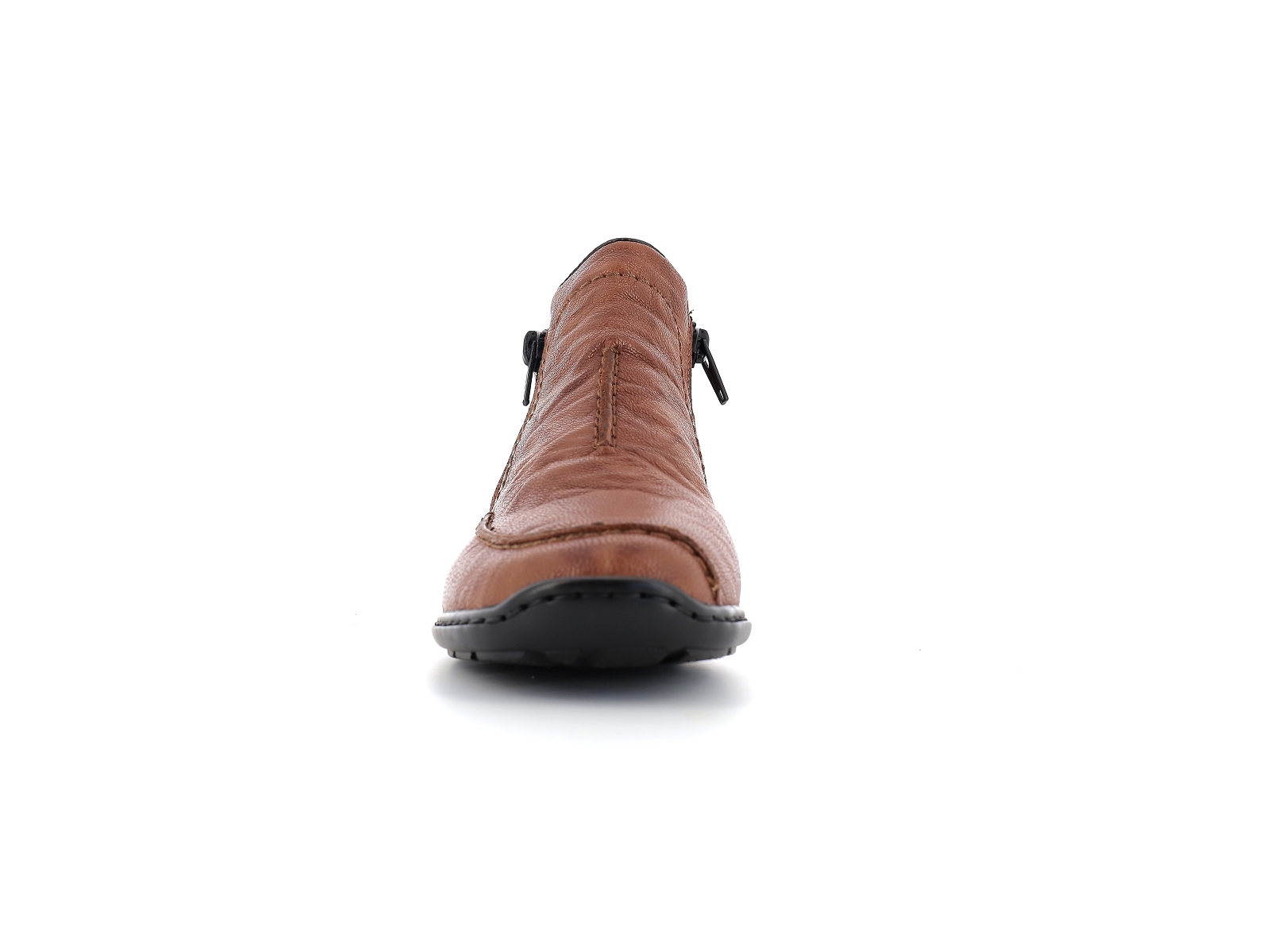 Rieker-58386 Cuir Marron Moyen