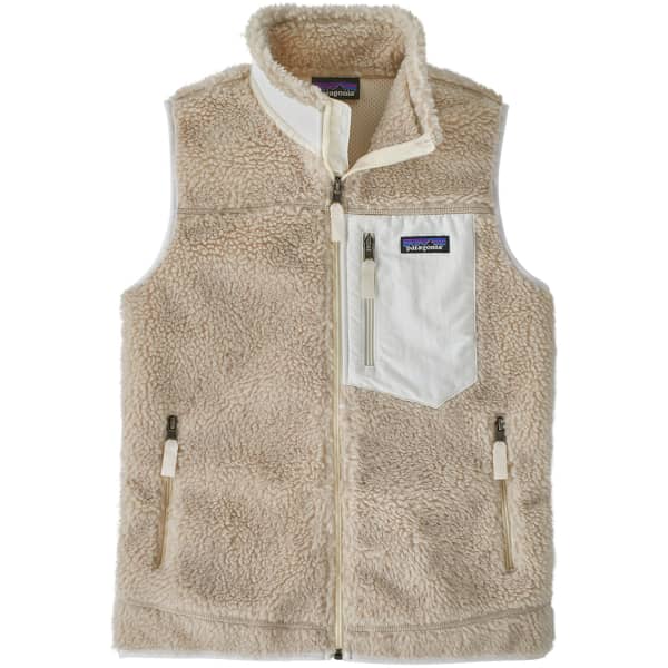 Veste polaire PATAGONIA W'S CLASSIC RETROX VEST NATURAL W/BIRCH WHITE