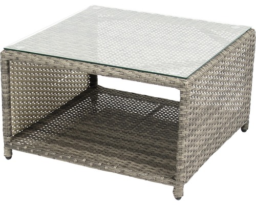 Bellavista Lounge Amalfi balkonset bestaande uit: bank, kruk, tafel, grijs