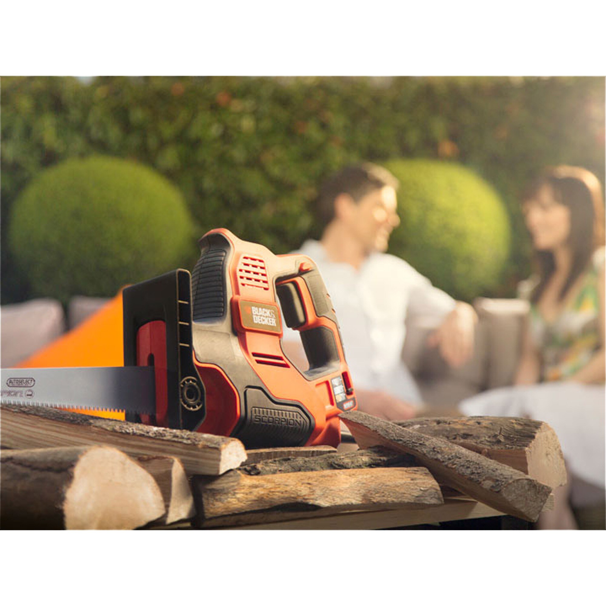 BLACK+DECKER Stichsäge 3-in-1 Autoselect Universalsäge Scorpion RS890K